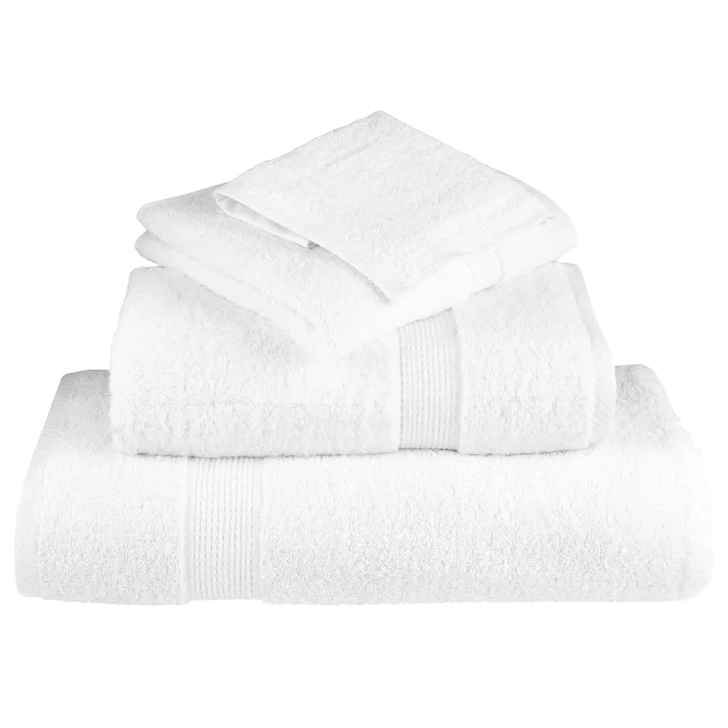 Premium Bath Towels SOLUND 2pcs White 100x150cm 600gsm