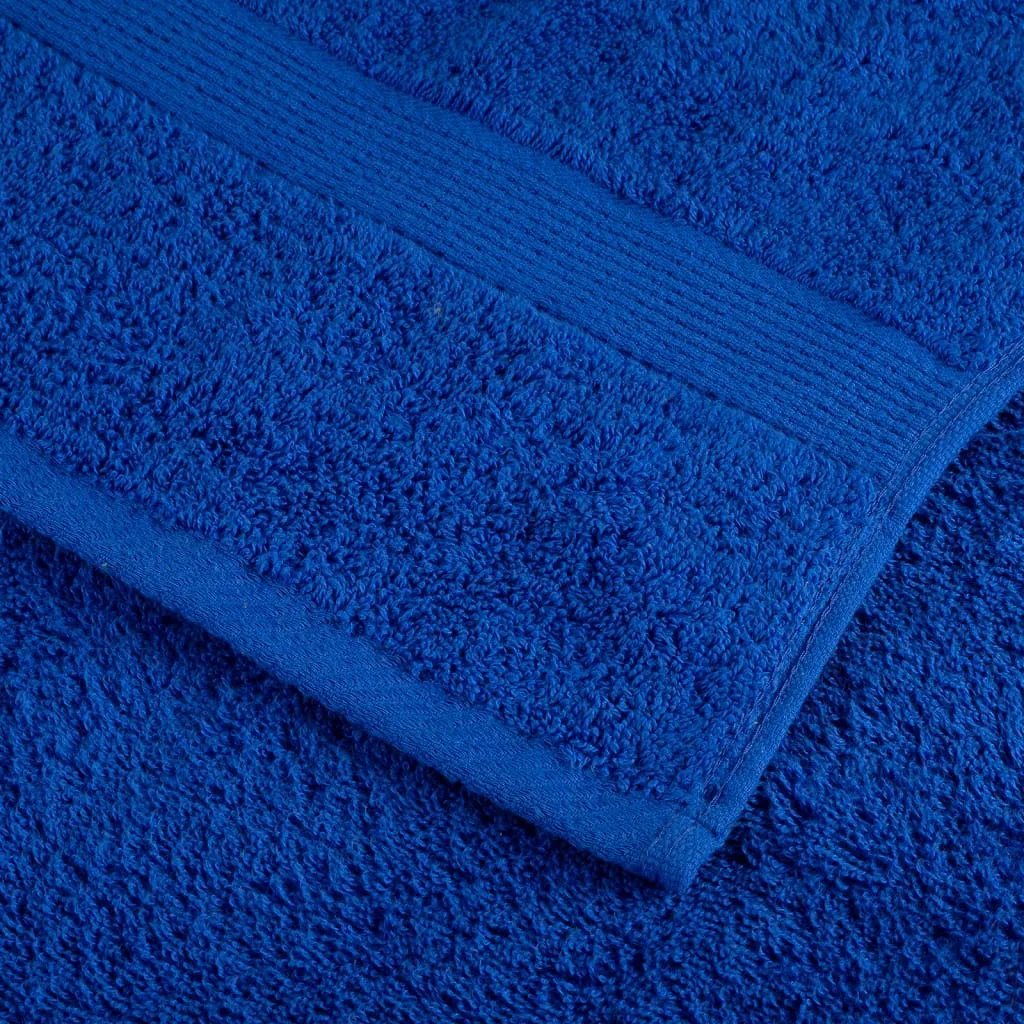 Premium Shower Towels 4pcs Blue 70x140cm 600gsm 100% Cotton