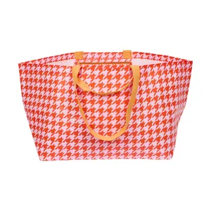 Project Ten Oversize Tote - Houndstooth