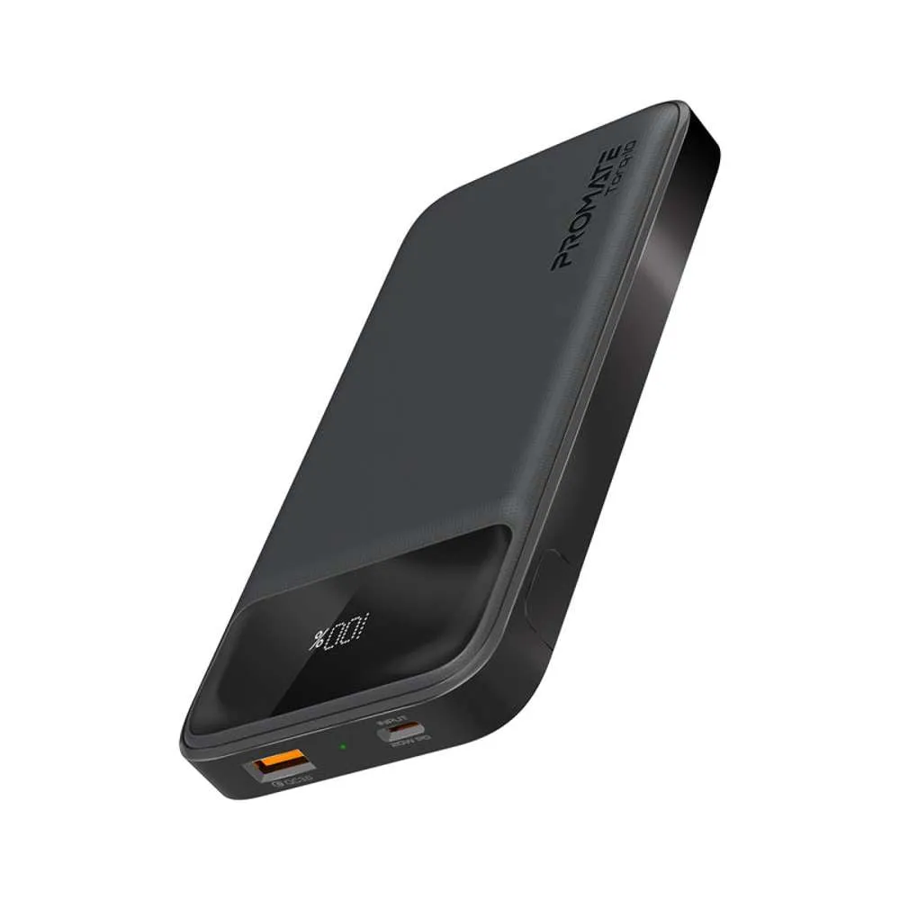 Promate Torq-10 Super-Slim Power Bank 10000mAh Black