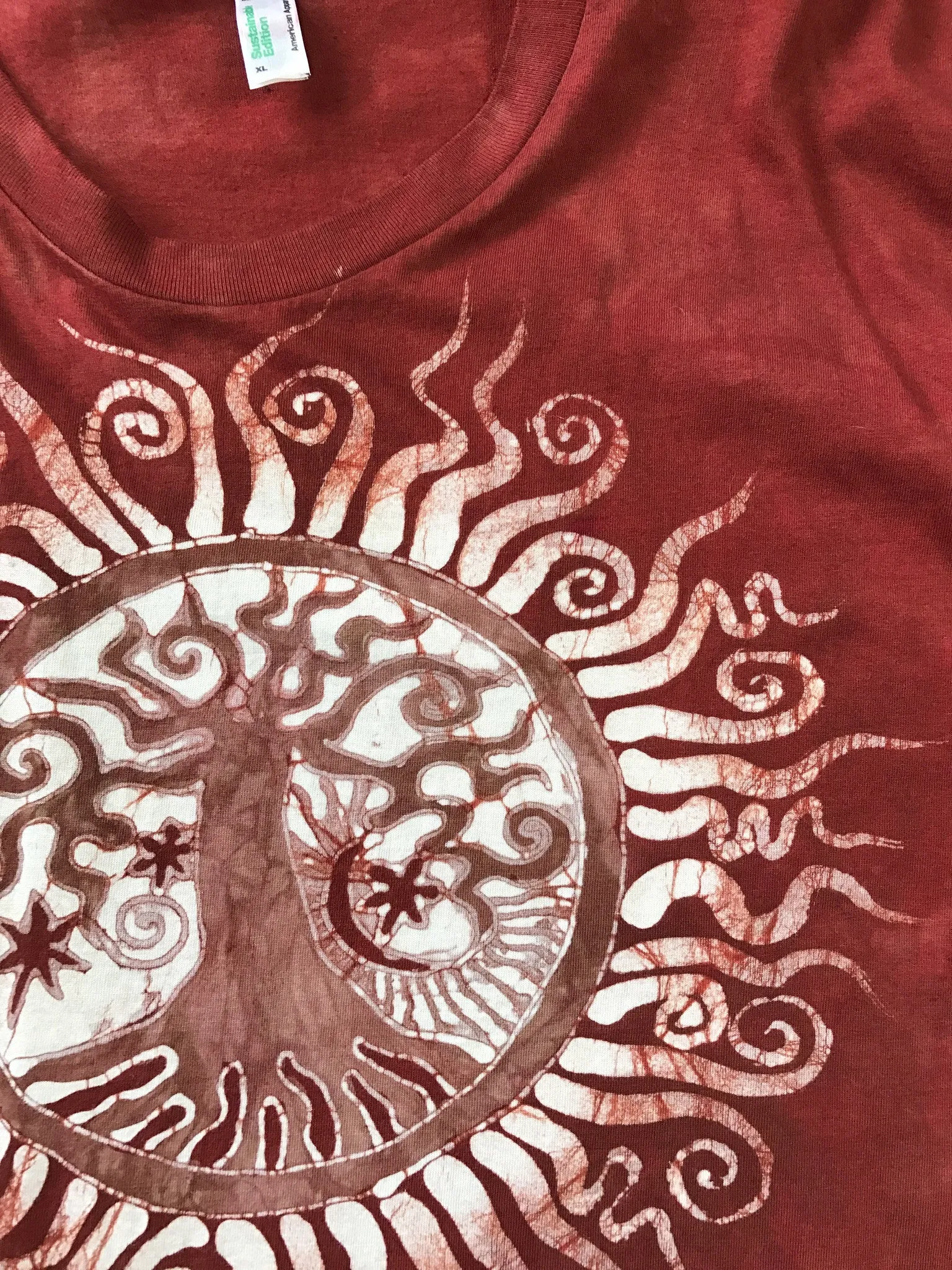 Red Roots Tree of Life Organic Tshirt