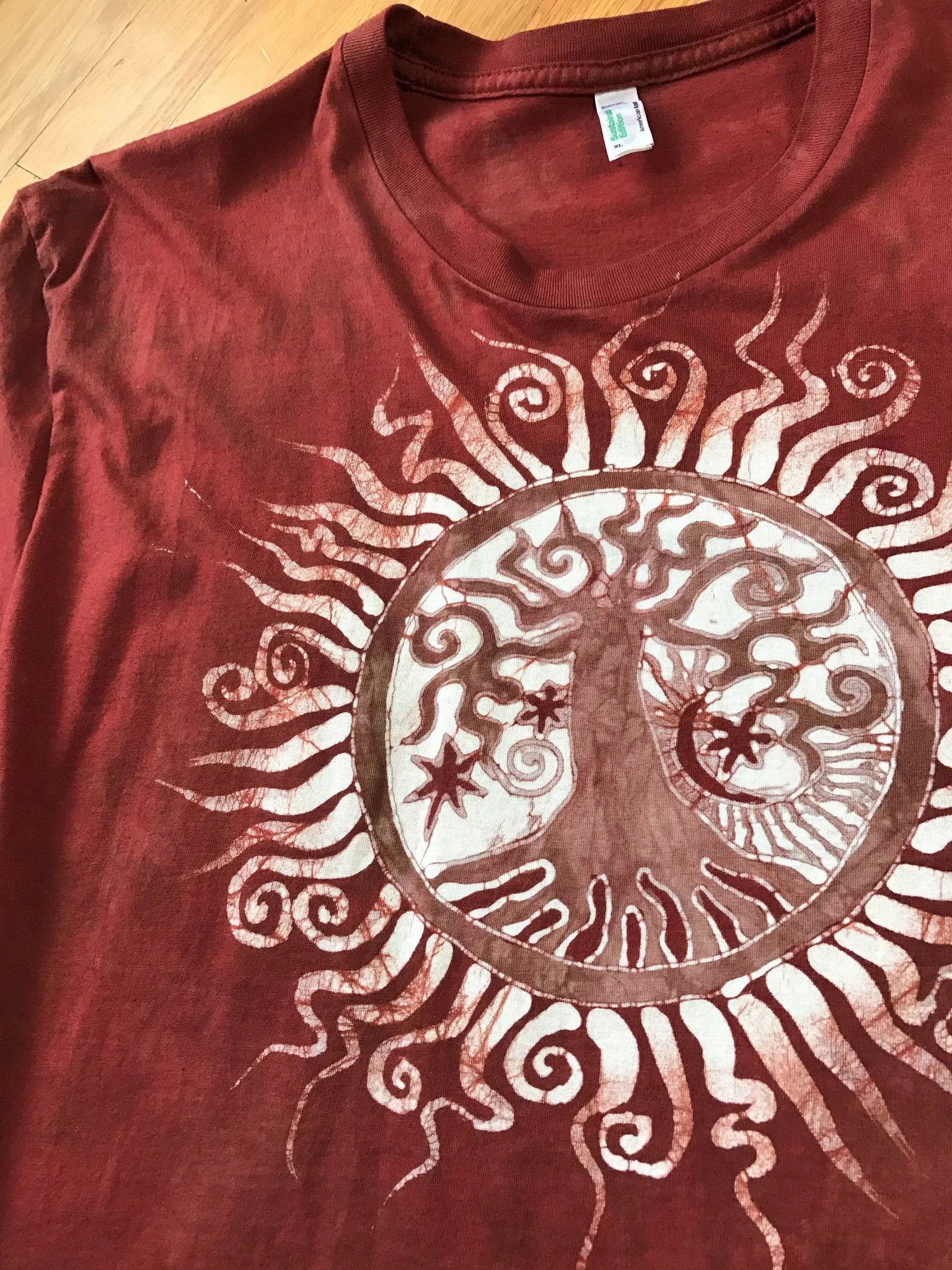 Red Roots Tree of Life Organic Tshirt