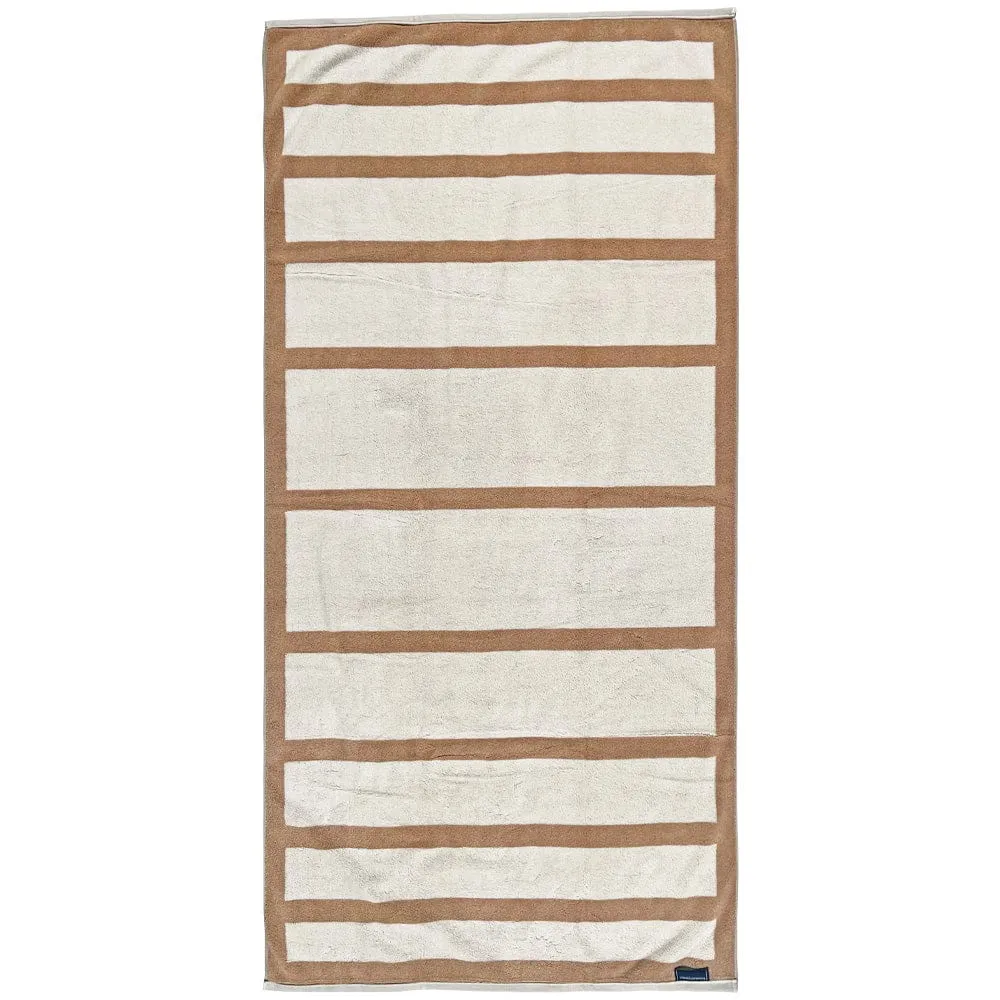 Reversible Framed Stripe Towel