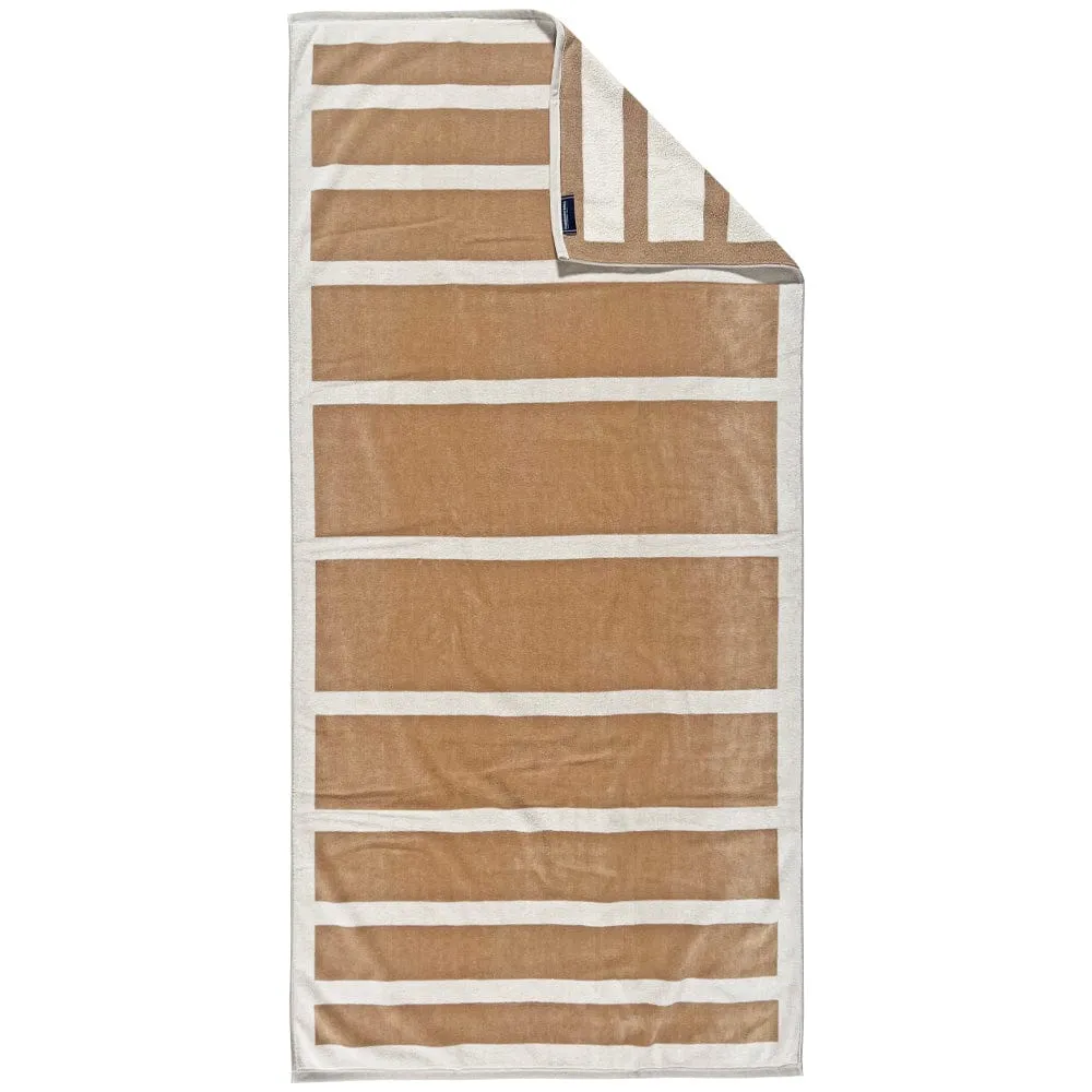 Reversible Framed Stripe Towel