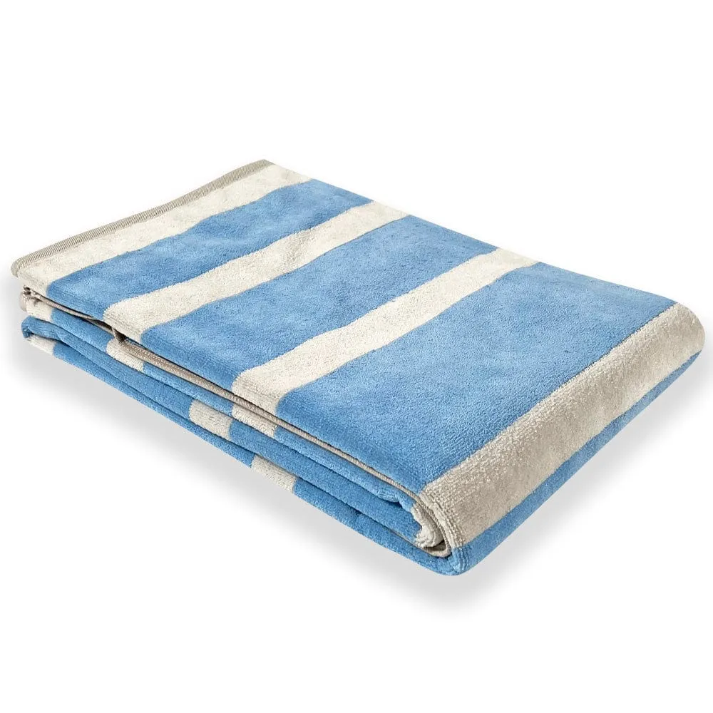 Reversible Framed Stripe Towel