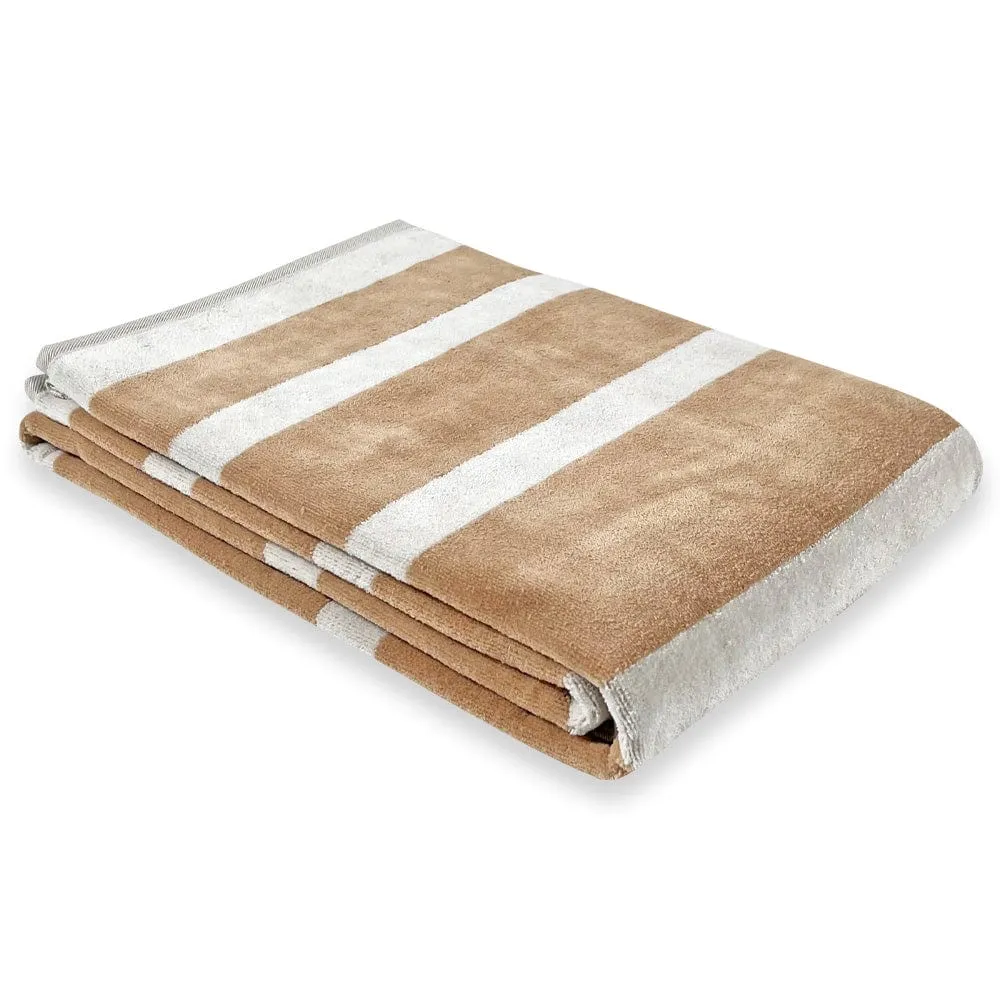 Reversible Framed Stripe Towel