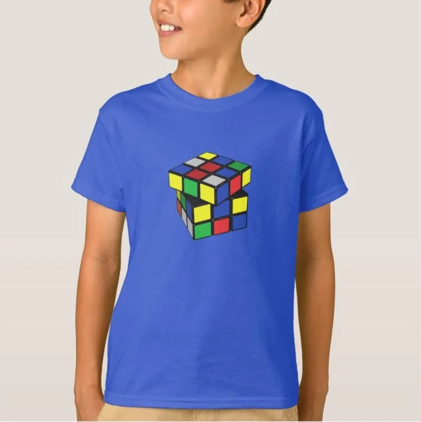 Rubik Cube-ik Boy's T Shirt for Kids D21