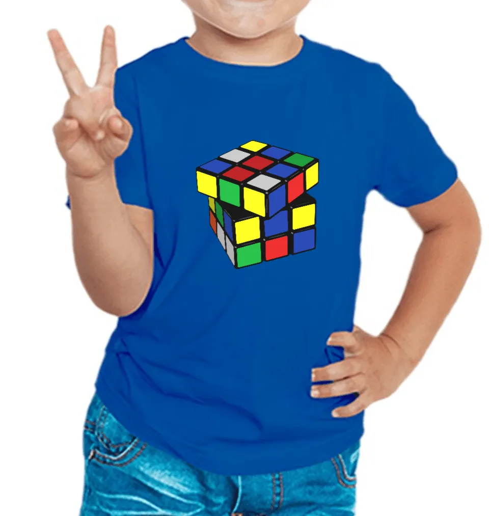 Rubik Cube-ik Boy's T Shirt for Kids D21