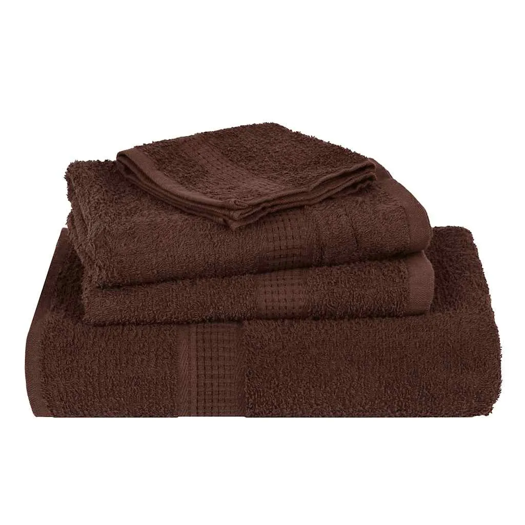 Soap Towels 10 pcs Brown 30x30 cm 360 gsm 100% Cotton