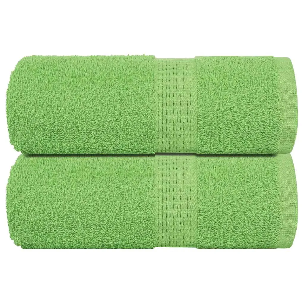 Soap Towels 2 pcs Apple Green 30x30 cm 360 gsm 100% Cotton