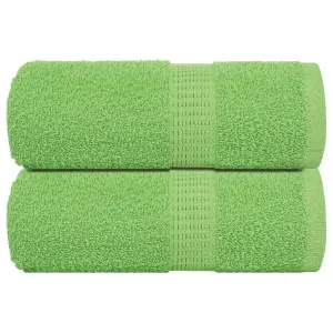 Soap Towels 2 pcs Apple Green 30x30 cm 360 gsm 100% Cotton