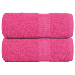 Soap Towels 2 pcs Pink 30x30 cm 360 gsm 100% Cotton