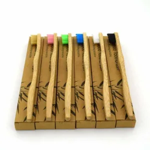 Soft bamboo toothbrush