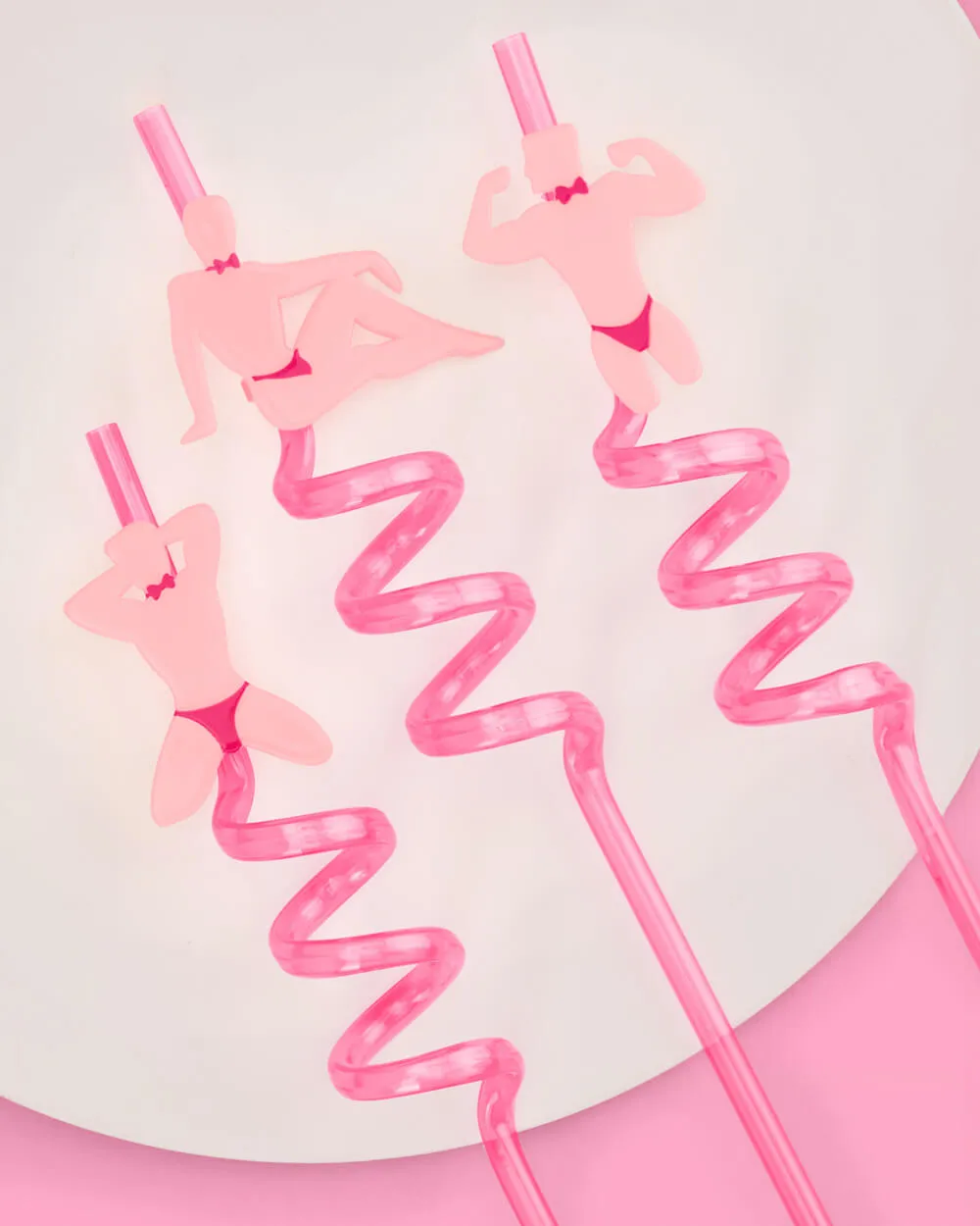 Strip Tease Straws - 12 reusable straws