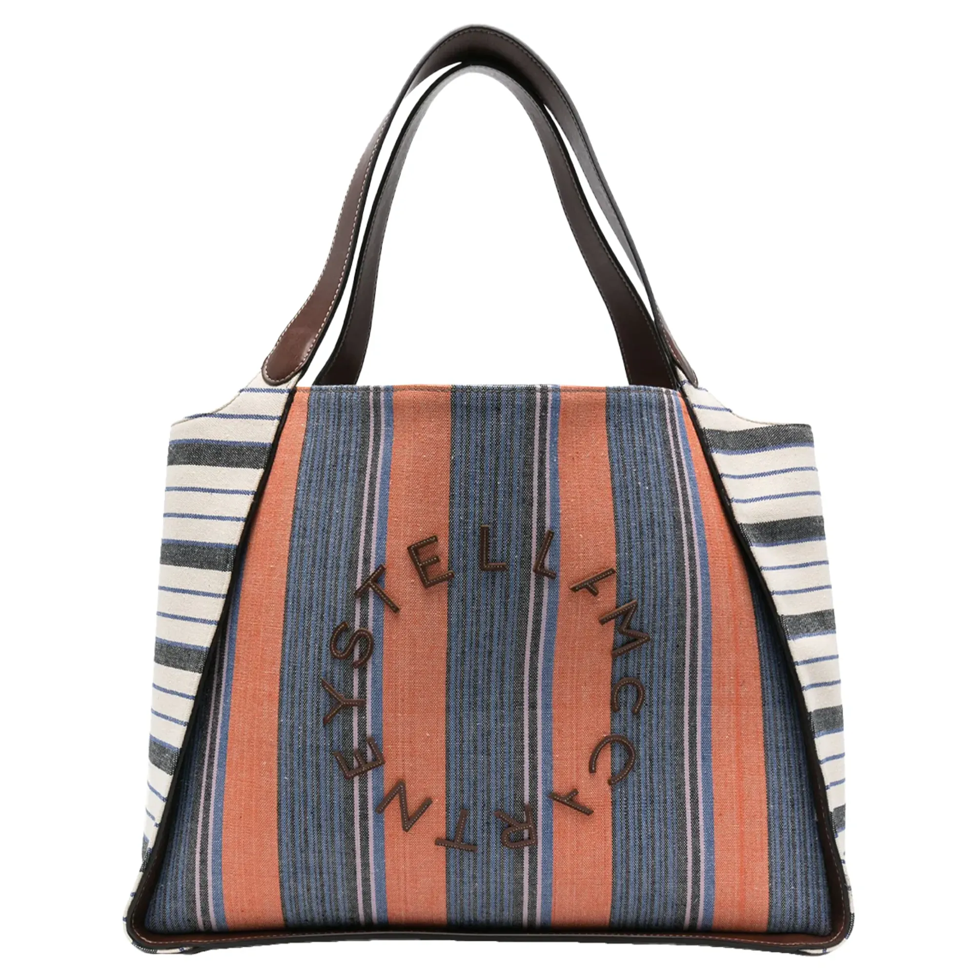 Tote Logo Eco Striped Cotton