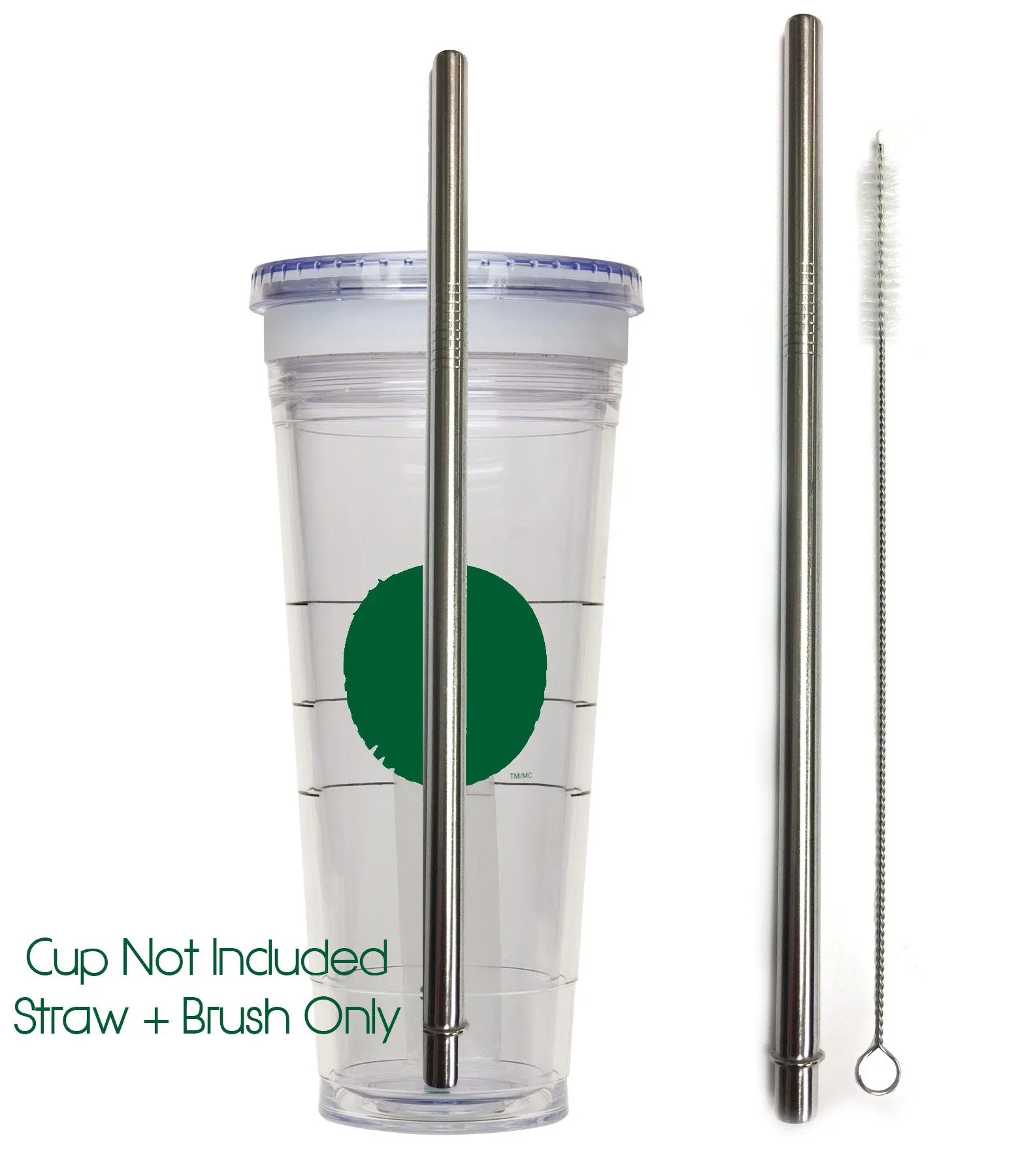 Travel Cup Stainless Steel Drinking Straws - Starbucks Style