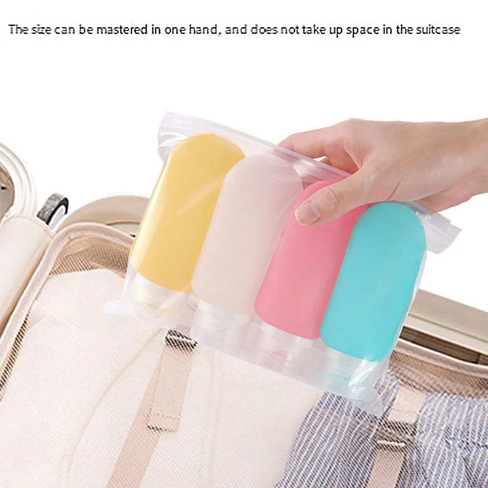 TRAVEL SILICONE TOILETRIES BOTTLES