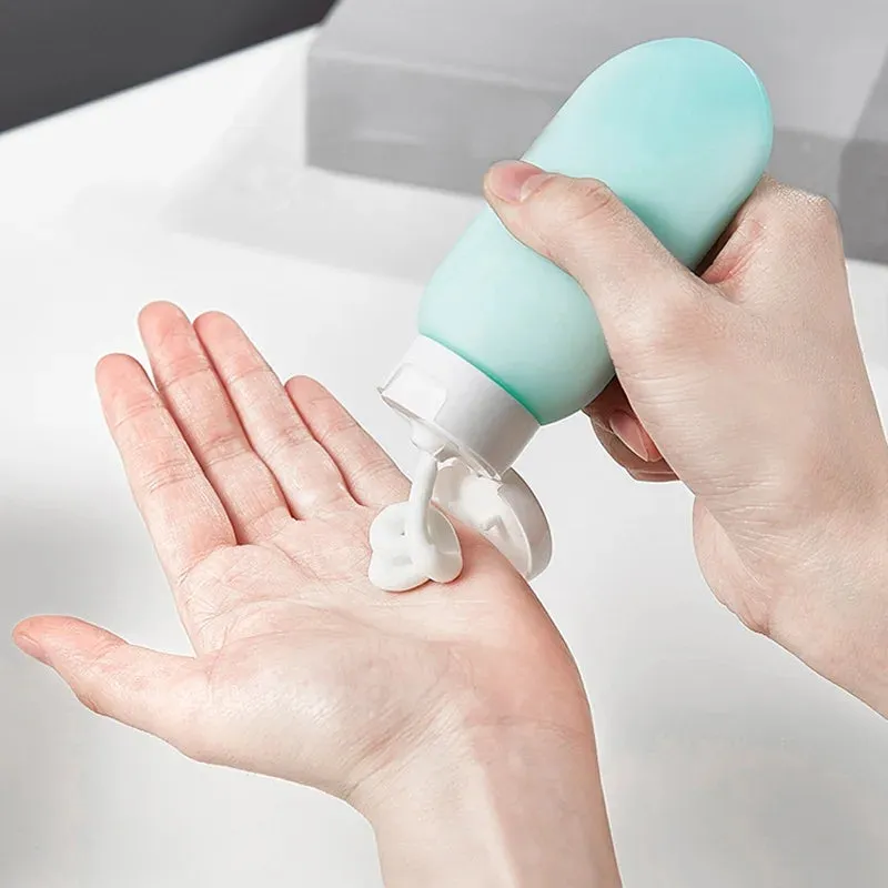 TRAVEL SILICONE TOILETRIES BOTTLES