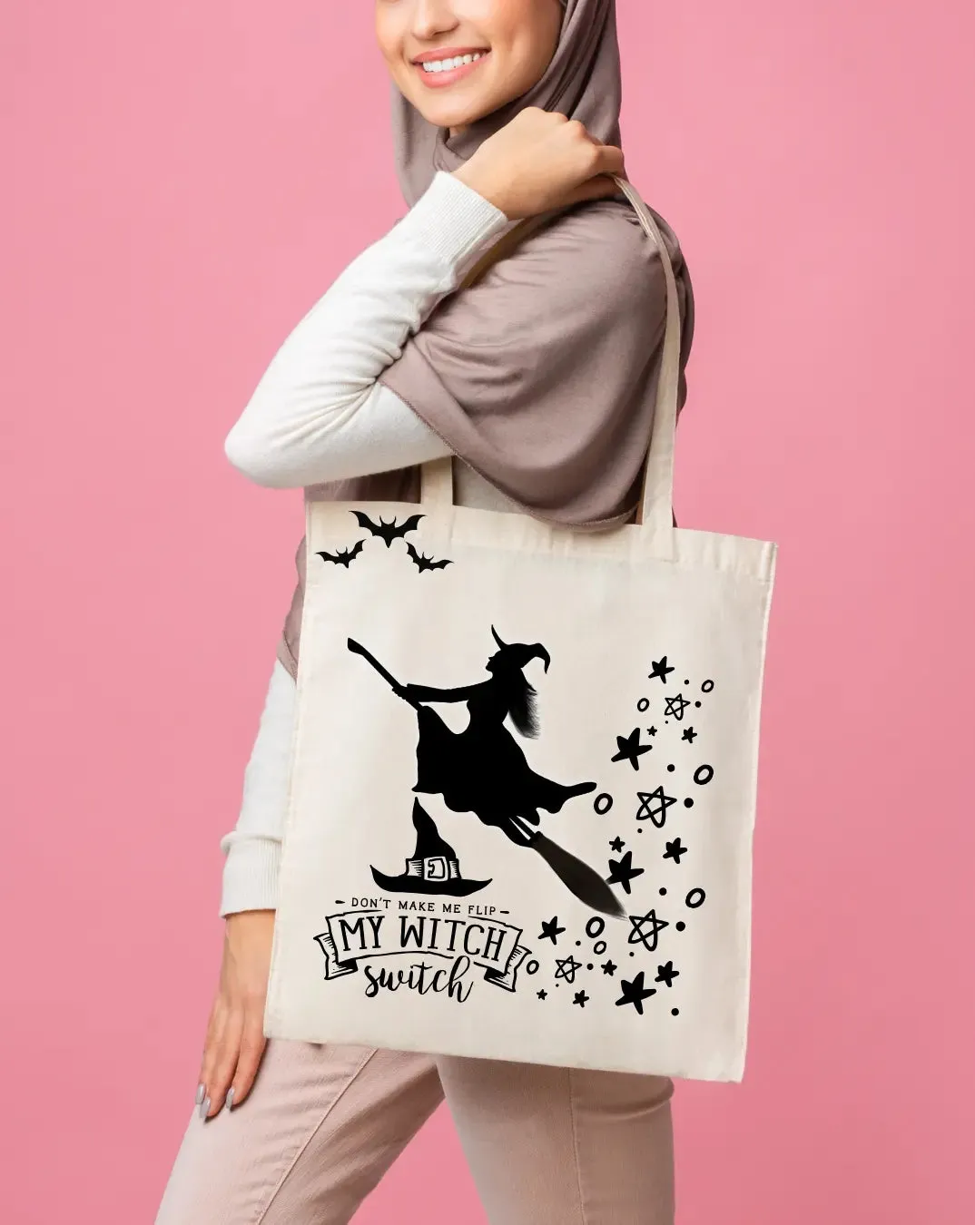 Witch Switch Daily Thaila -  Canvas Reusable Bags